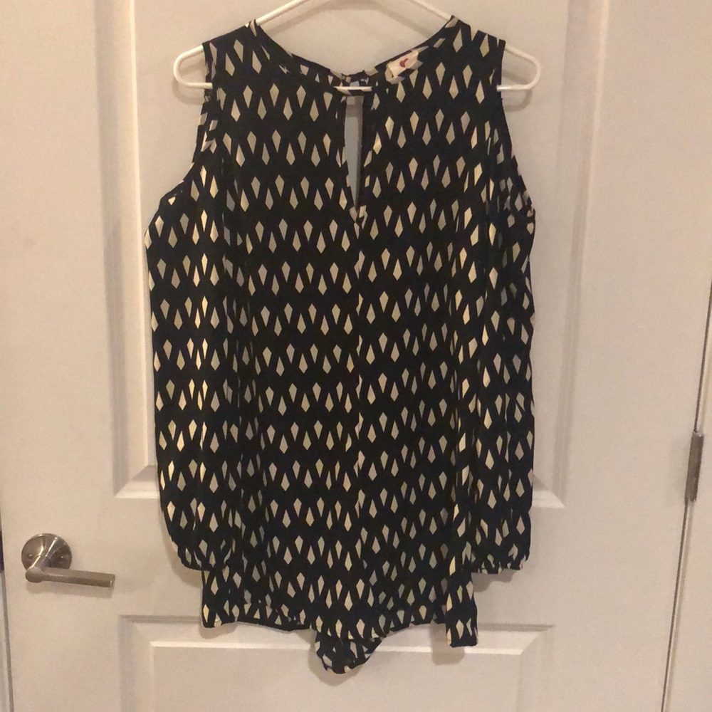 Cold shoulder Romper